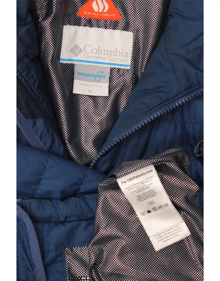 Giacca imbottita Columbia Interchange Liner da uomo UK 38 medio blu navy