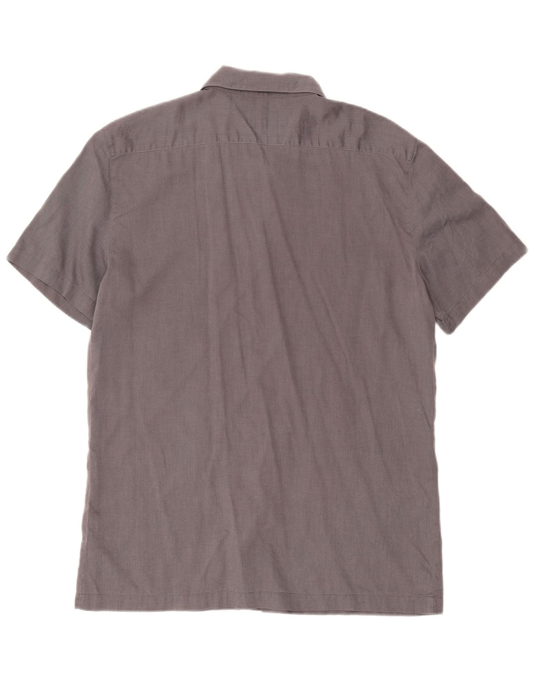 Camicia Trussardi Uomo Manica Corta XL Cotone Spinato Grigio