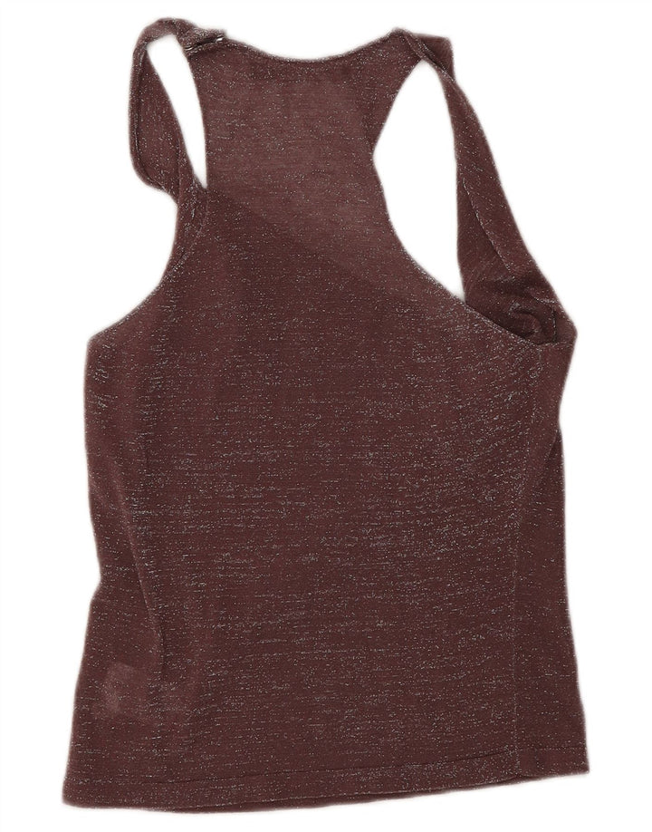 Canottiera corta da donna Liu Jo IT 40 piccola in cotone screziato marrone