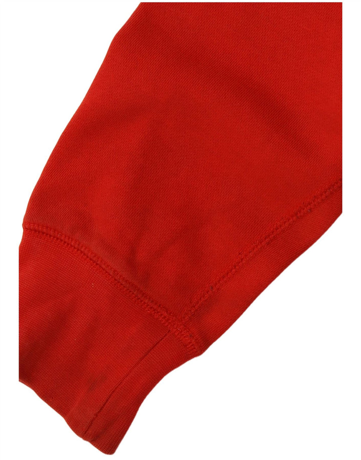 Felpa con grafica Nike da uomo, piccola, in cotone rosso