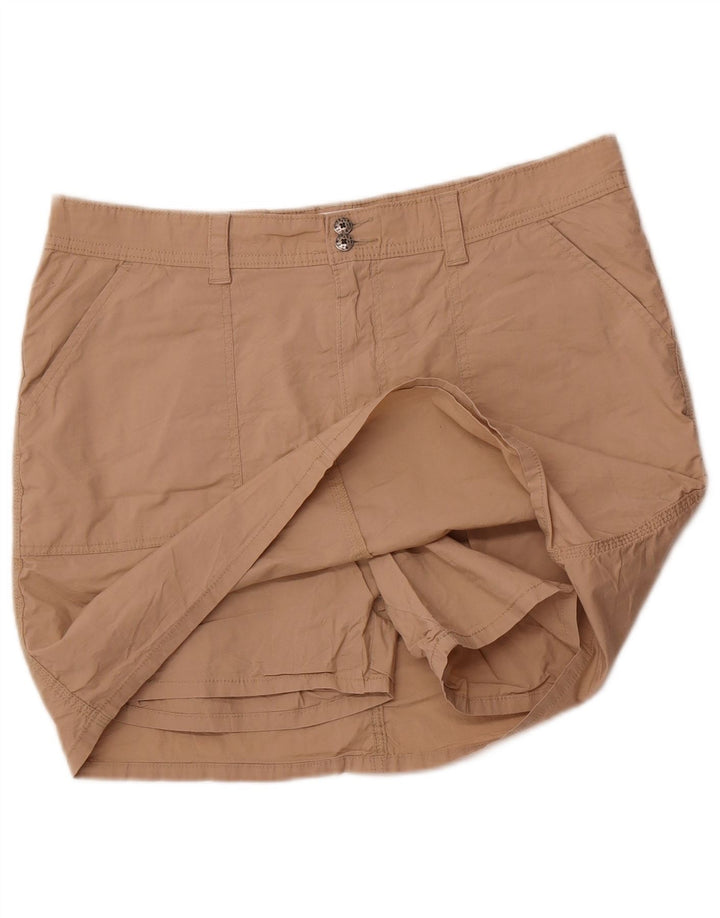 Mini gonna pantalone LEE da donna US 16 2XL cotone marrone