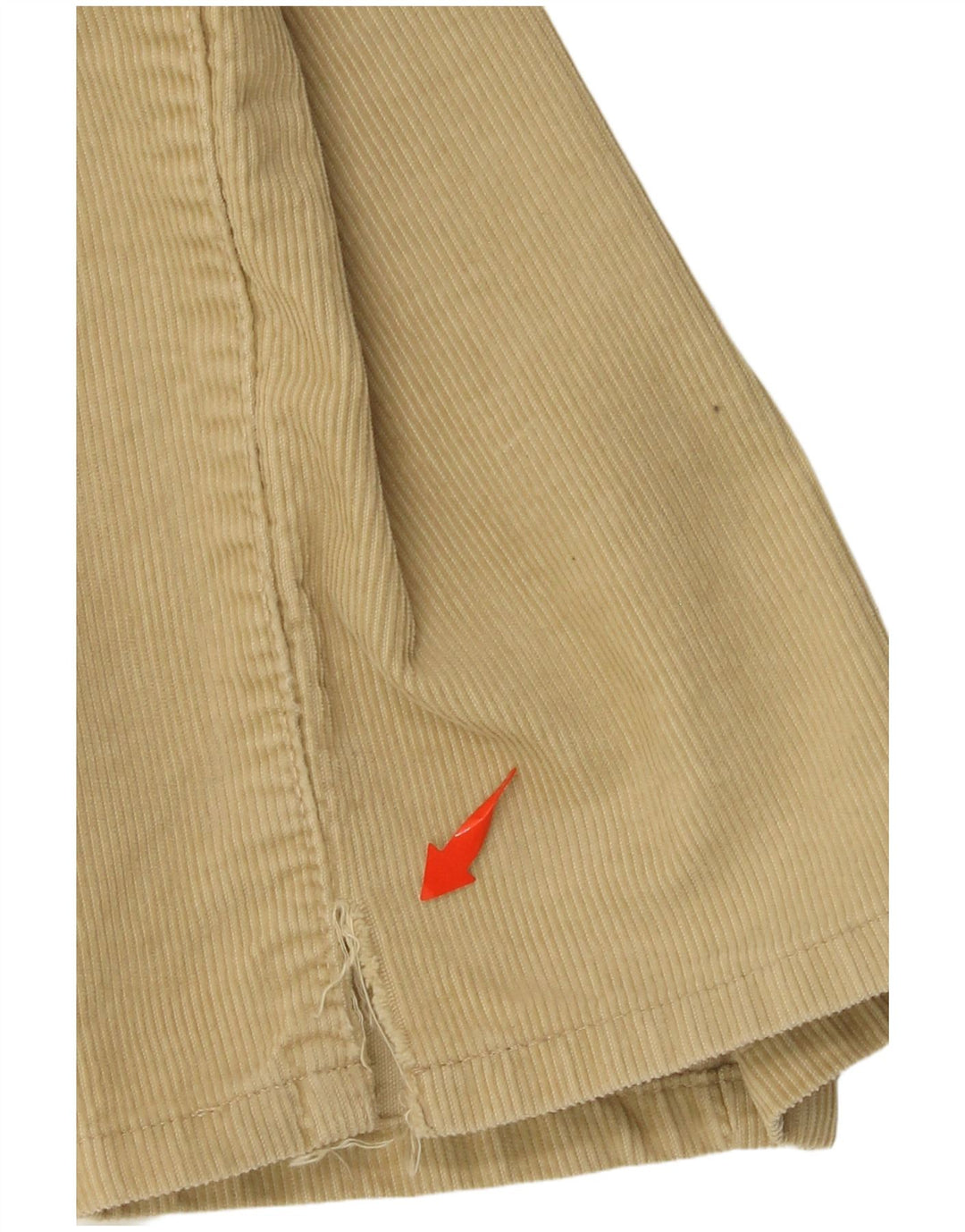 LEVI'S Pantaloni da uomo 551 in velluto a coste larghi W32 L32 in cotone beige