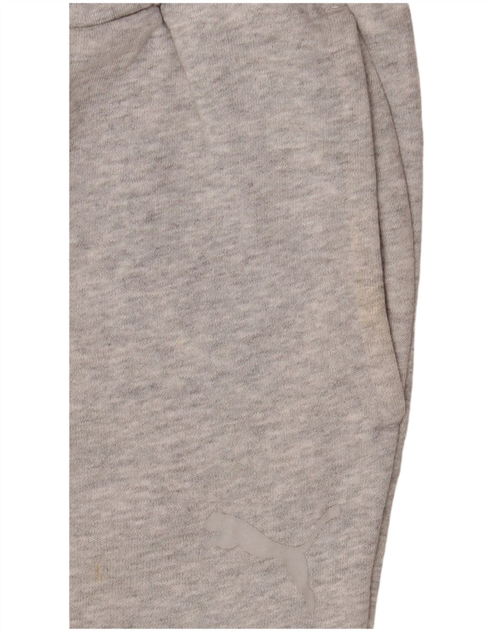 Pantaloni da tuta con grafica Puma da donna Joggers UK 10 Small Grey Flecked