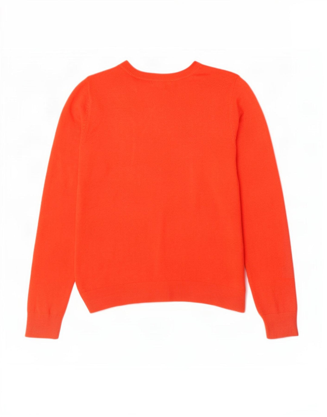 Maglione maglione con scollo a barca da donna Marks & Spencer UK 12 Acrilico arancione medio