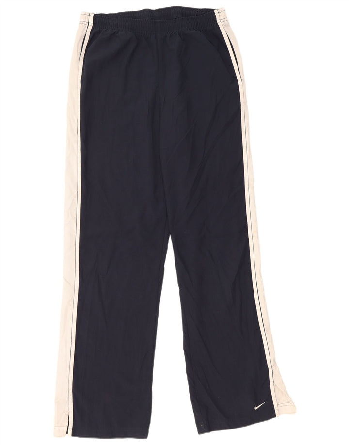 Pantaloni della tuta da donna Nike US 8/10 Medium Navy Blue Colourblock