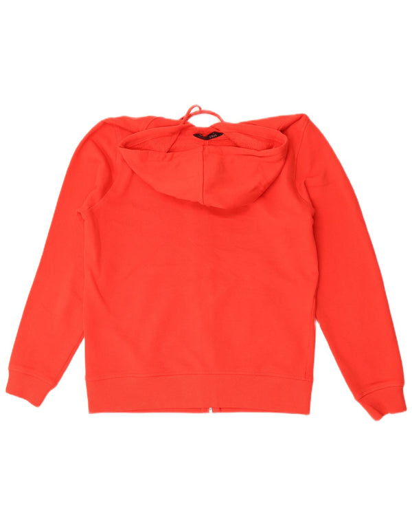 Maglione con cappuccio e zip da donna Marks & Spencer UK 10 piccolo cotone rosso