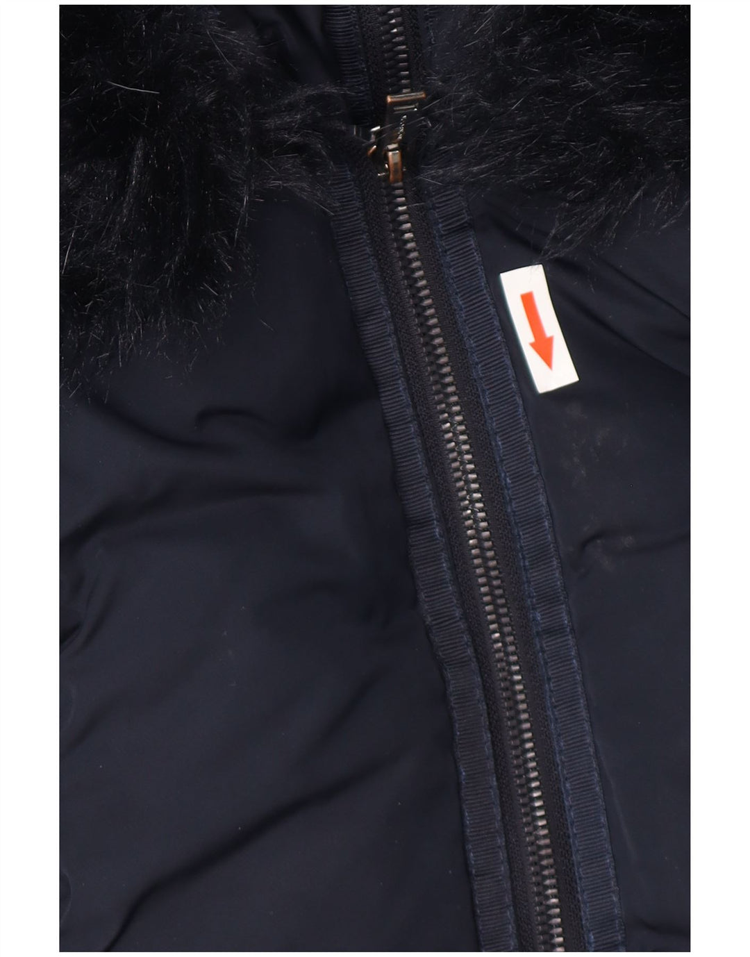 Giacca imbottita con cappuccio oversize da donna Monsoon UK 14 medio blu navy