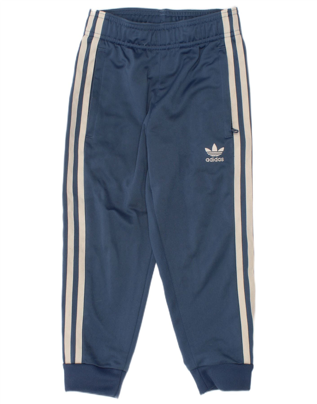 Pantaloni da tuta da ragazzo Adidas Joggers 4-5 anni in poliestere blu navy