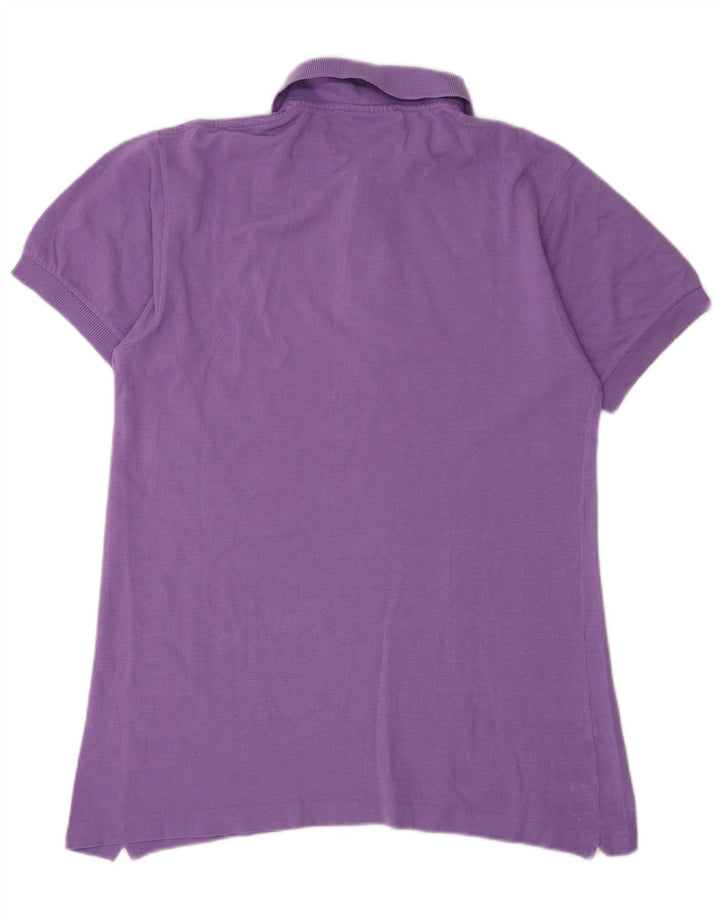 Polo da uomo Lacoste taglia 3 piccola in cotone viola