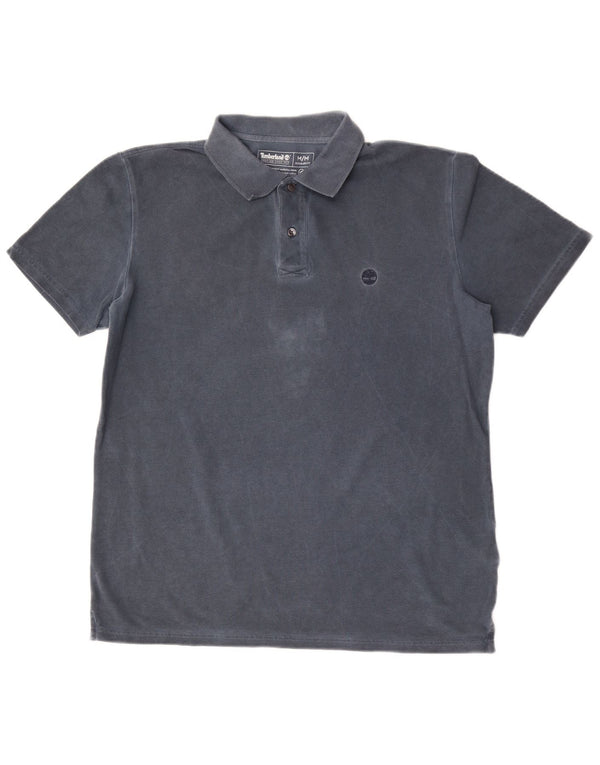 Polo Timberland da uomo vestibilità regolare in cotone blu navy medio