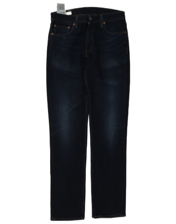 Levi's Uomo 511 Slim Jeans W30 L32 Blu Navy Cotone