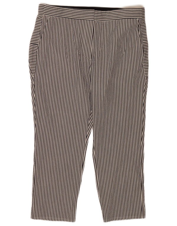 Pantaloni corti slim da donna Zara 2XL W34 L24 a righe blu
