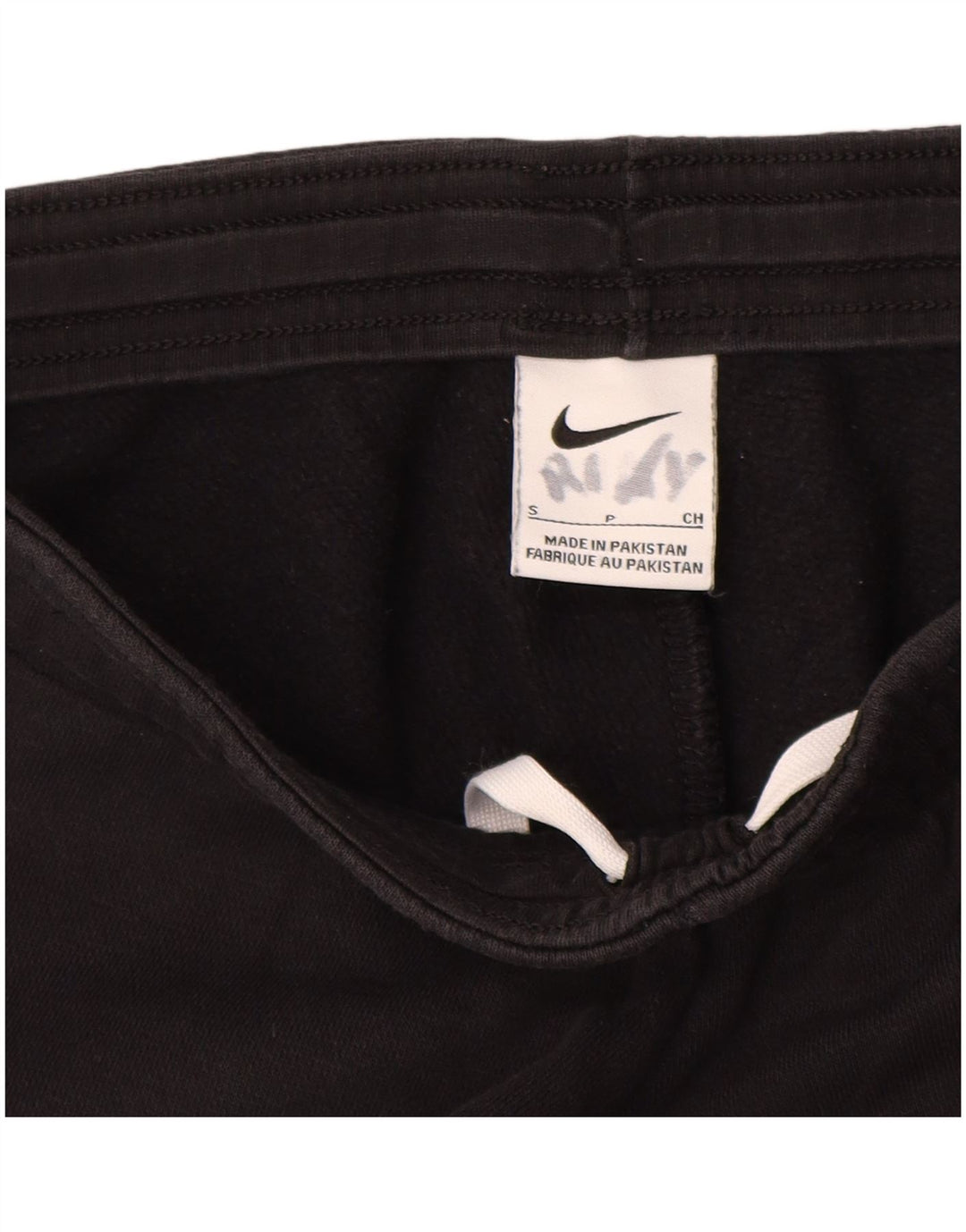 Pantaloni da tuta da uomo Nike Joggers piccoli in cotone nero
