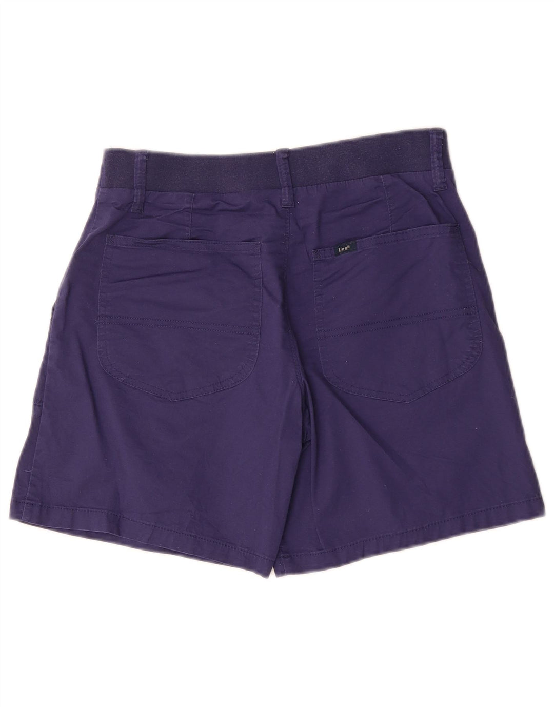 Pantaloncini chino da donna Lee US 6 medi W30 cotone blu navy