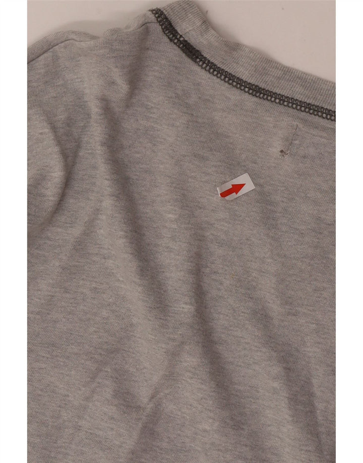 Levi's Uomo Top Manica Lunga Grande Cotone Grigio