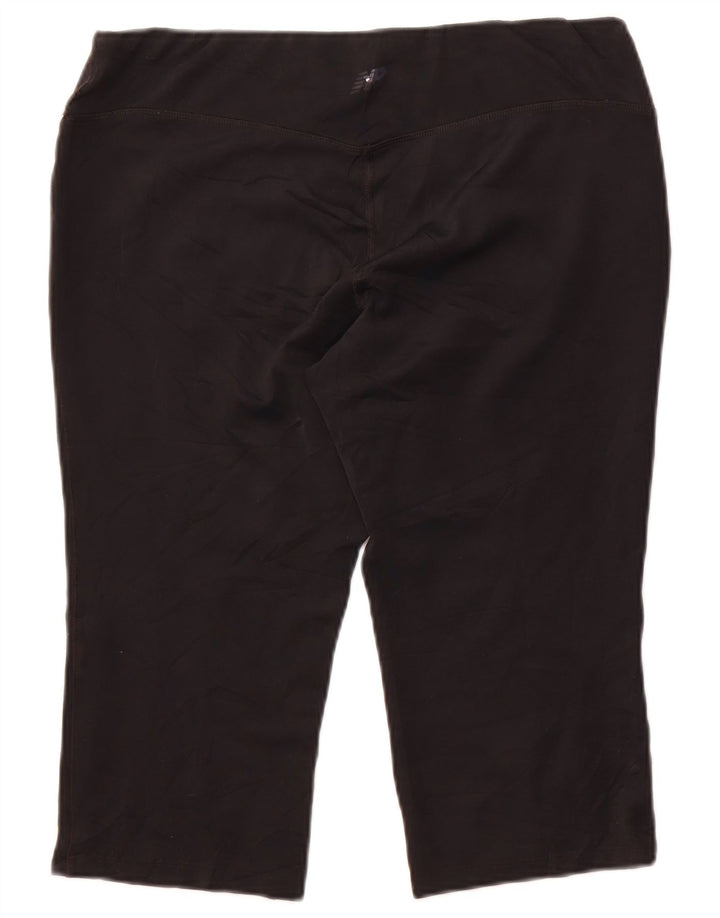 Leggings Capri da donna New Balance UK 18 XL poliestere nero