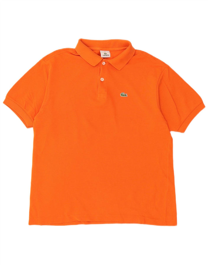 Polo LACOSTE da bambino 15-16 anni in cotone arancione