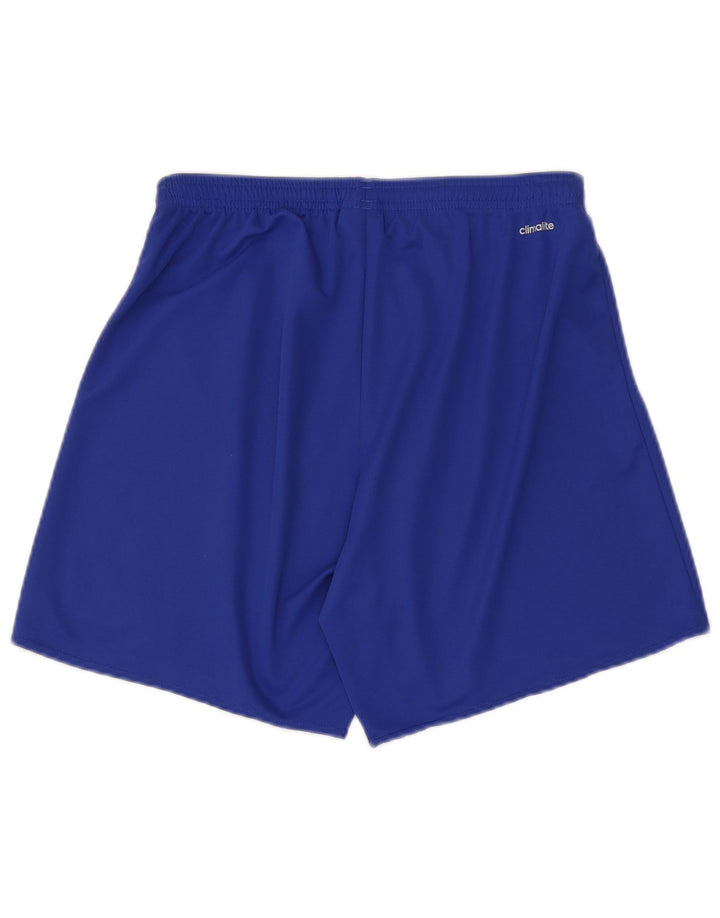 Pantaloncini sportivi ADIDAS Climalite da uomo blu medio in poliestere