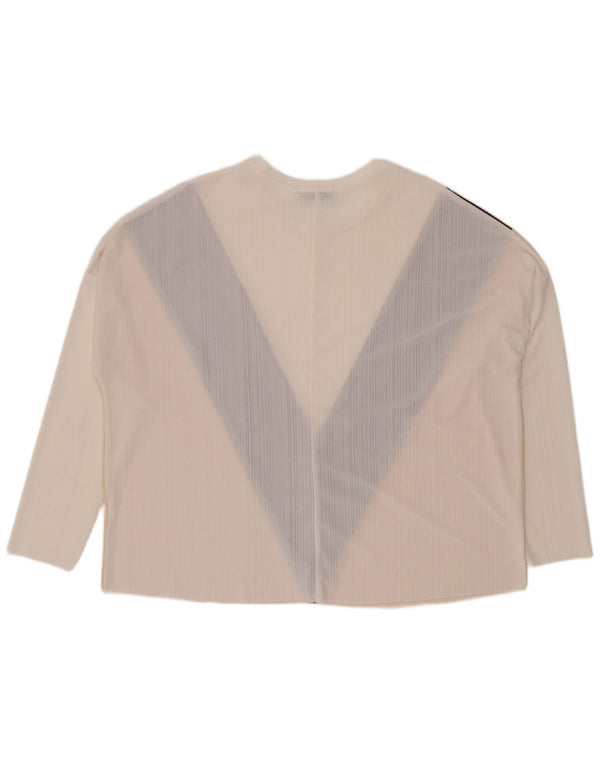 Top Zara da donna oversize con maniche a 3/4 UK 14 blocco colore multicolore medio