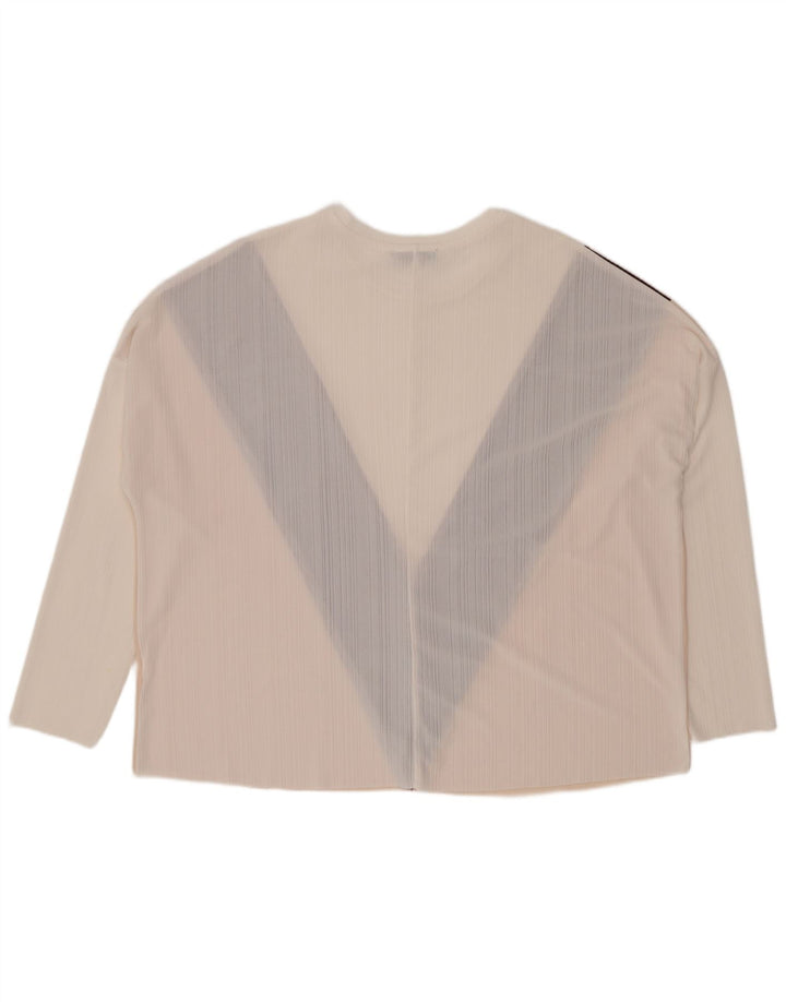 Top Zara da donna oversize con maniche a 3/4 UK 14 blocco colore multicolore medio