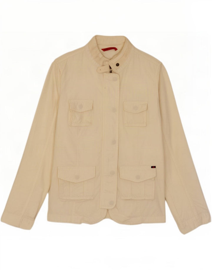 Giacca da donna Kappa Utility UK 14 Large Cotone bianco sporco