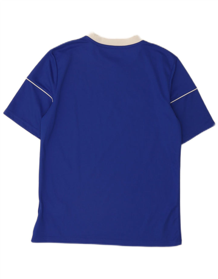 Maglietta Adidas Climalite da ragazzo, 13-14 anni, in poliestere blu