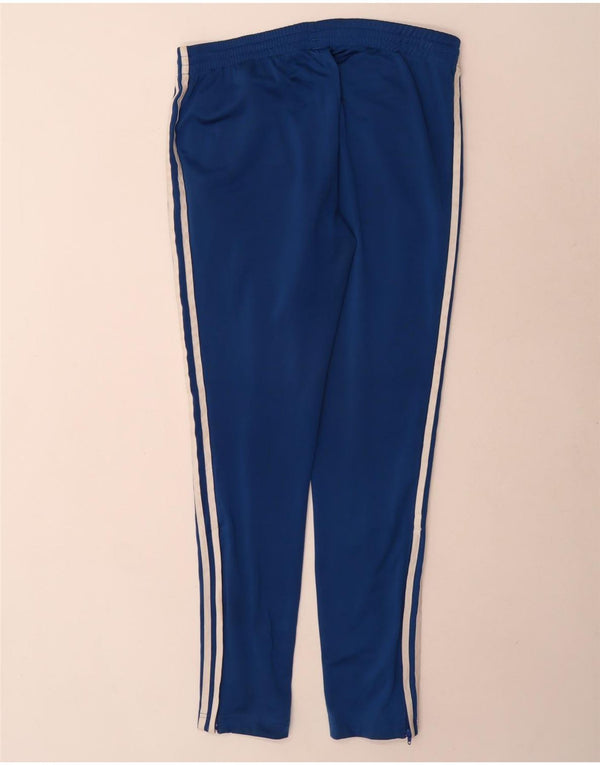 Pantaloni da tuta da donna Adidas UK 14 Large Blu Poliestere