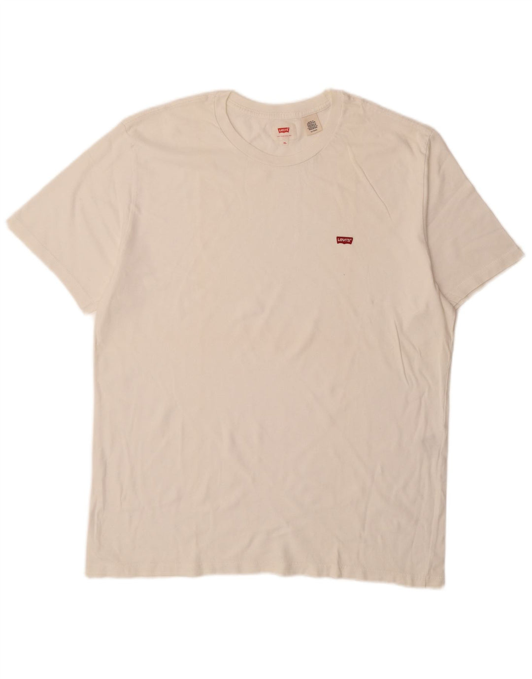T-shirt da uomo LEVI'S Top XL in cotone bianco