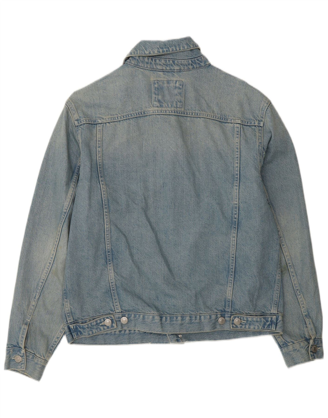Giacca in denim da uomo Zara UK 38 cotone blu medio