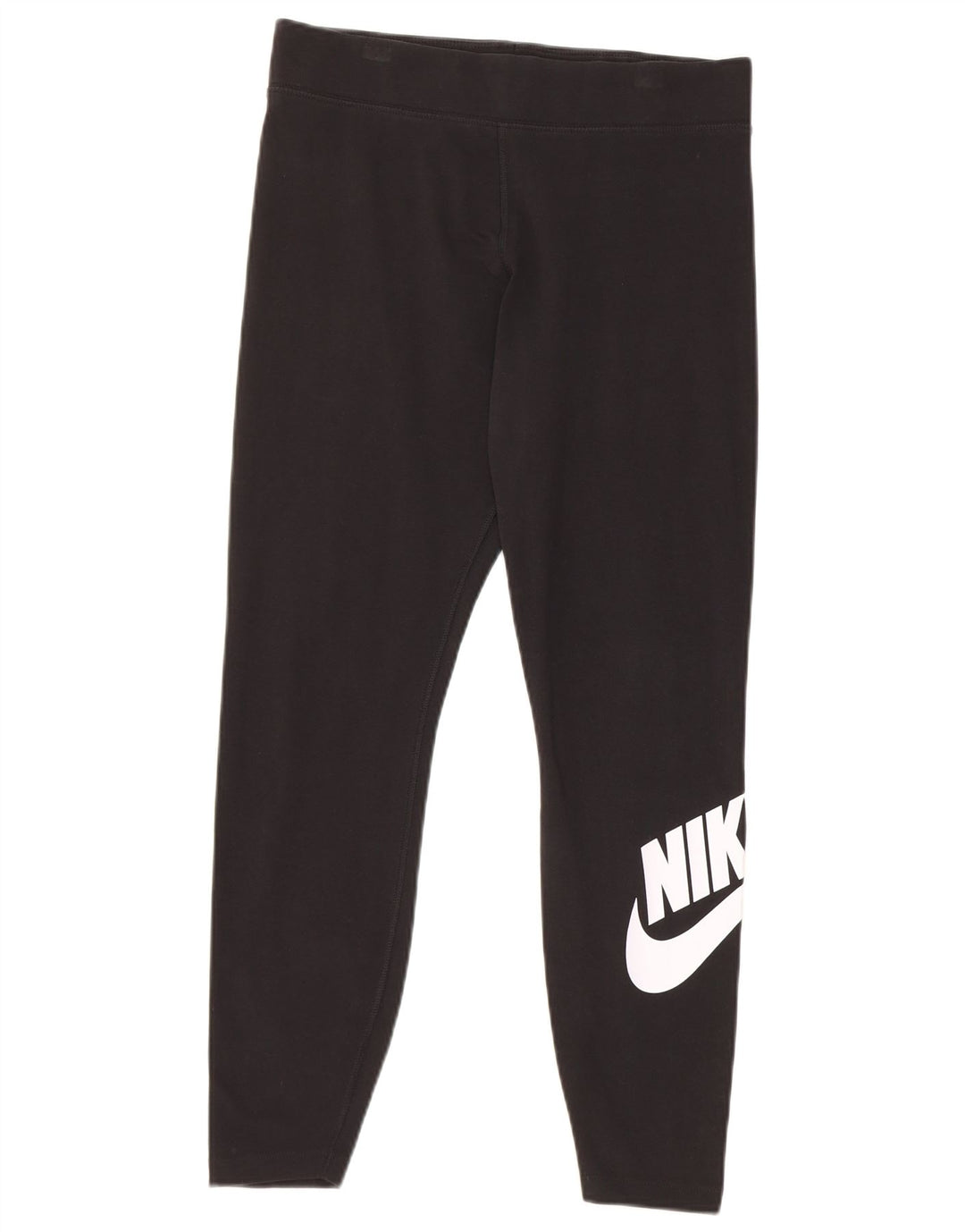 Leggings grafici Nike Crop da donna UK 16 grande cotone nero