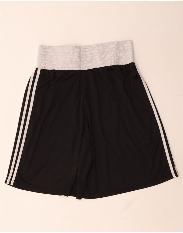Pantaloncini sportivi Adidas da uomo a vita alta XL neri in poliestere color block