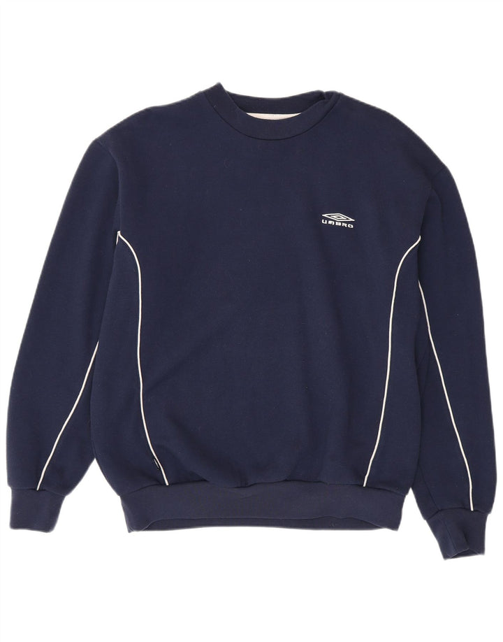 Umbro Felpa da uomo Maglione medio blu navy in poliestere