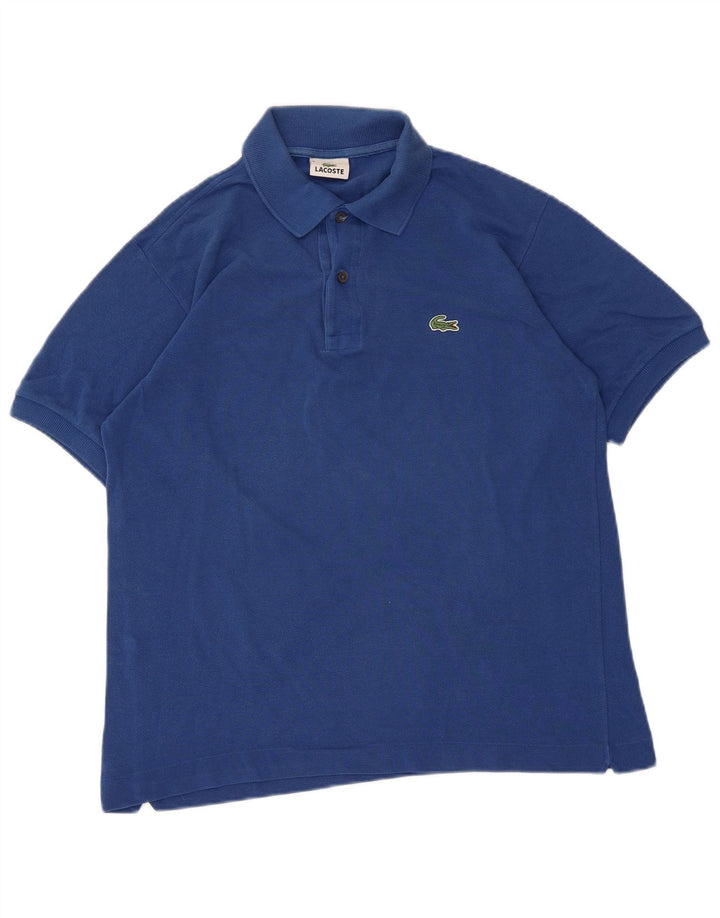 Polo da uomo Lacoste taglia 3 piccola in cotone blu