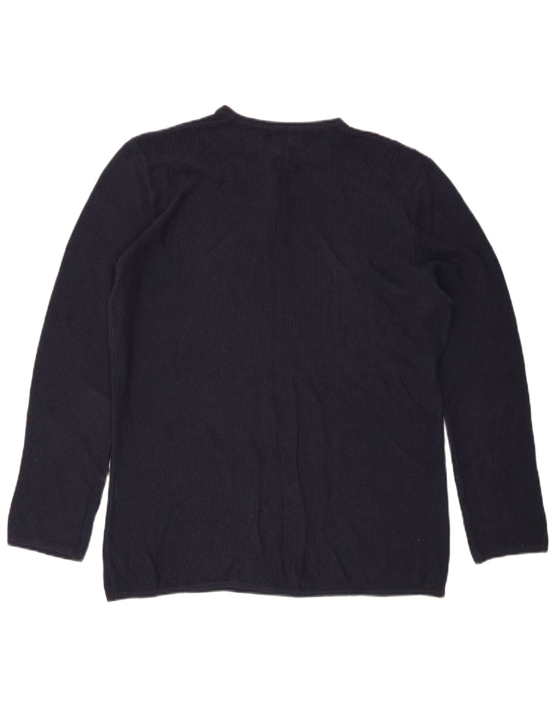 Top Zara da uomo a maniche lunghe blu navy medio
