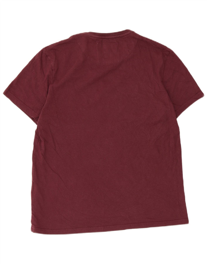 T-shirt da uomo Lyle & Scott Top grande in cotone marrone