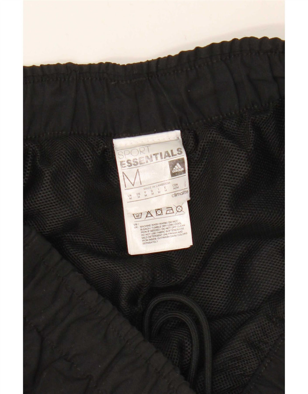 Adidas Uomo Climalite Pantaloncini sportivi Medium Black Poliestere