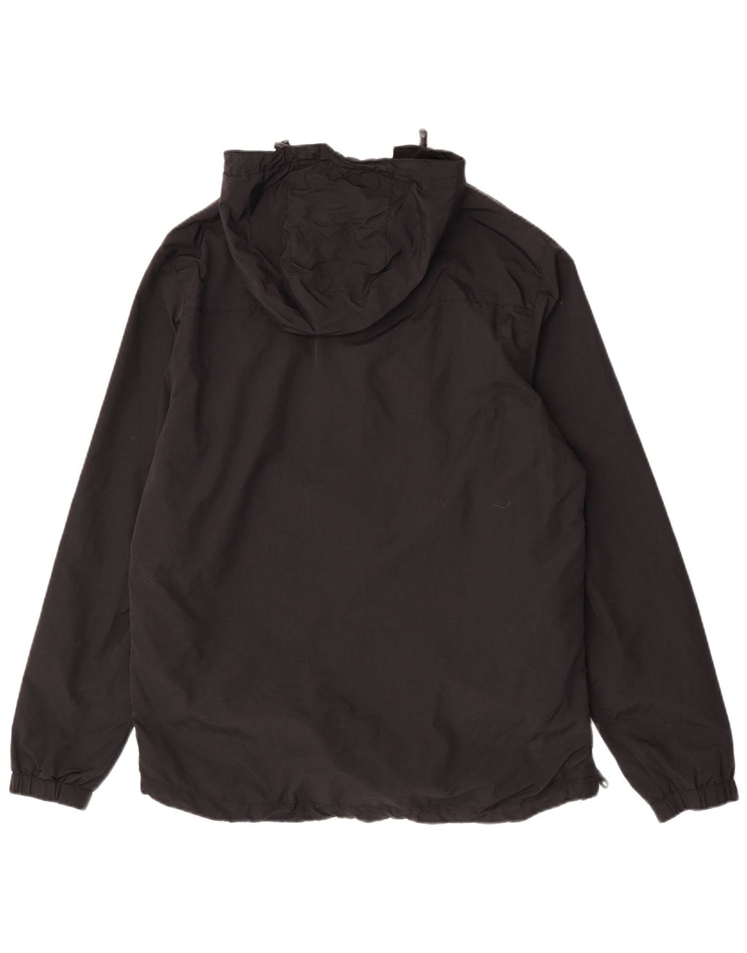 Giacca anorak con cappuccio da uomo Lyle & Scott UK 40 Large in nylon nero