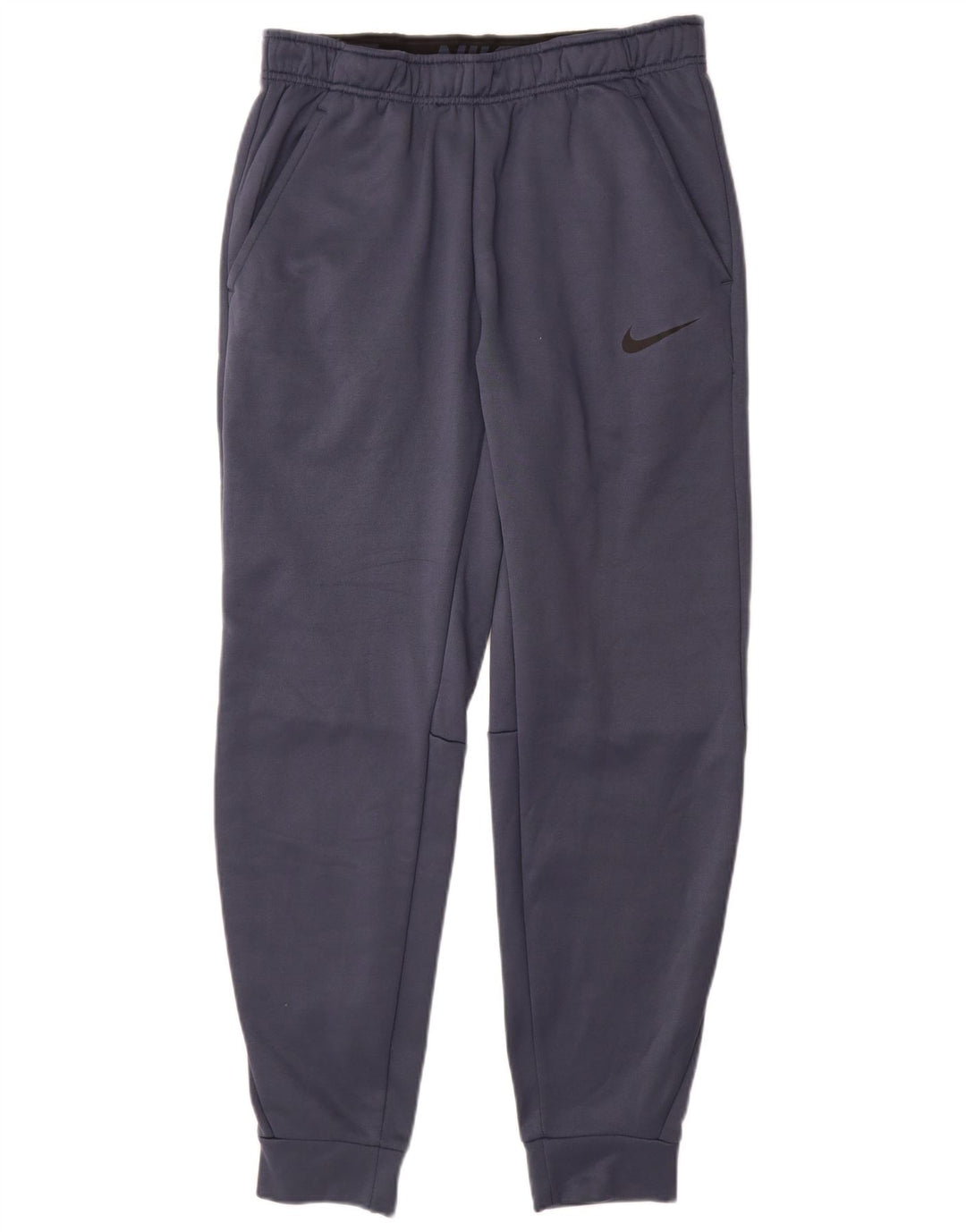 Pantaloni da tuta Nike Therma-Fit da uomo, pantaloni da jogging, piccoli, in poliestere blu navy