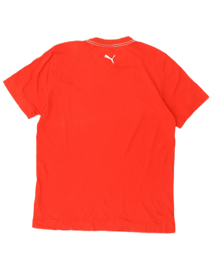 T-shirt grafica PUMA da uomo, colore rosso medio