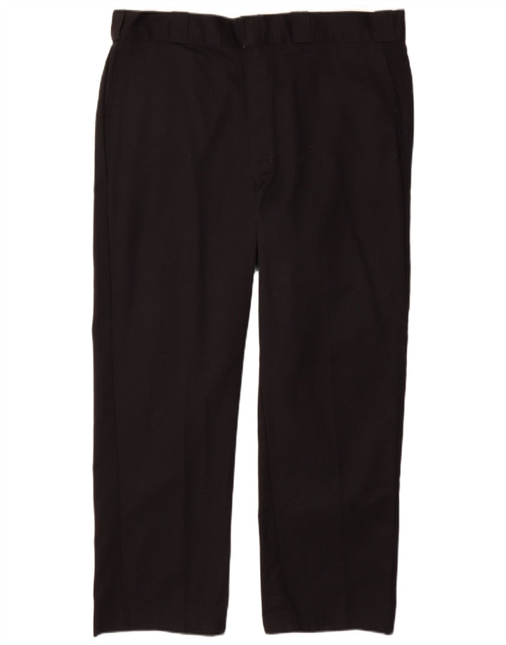 Pantaloni chino dritti da uomo Dickies W36 L28 poliestere nero