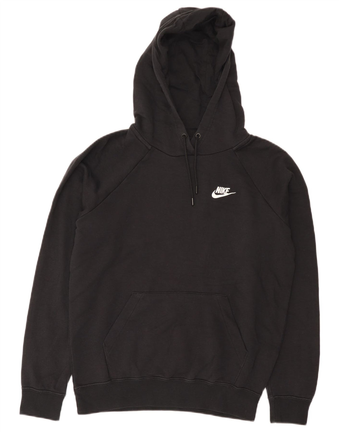 Felpa con cappuccio da uomo Nike Small in cotone nero