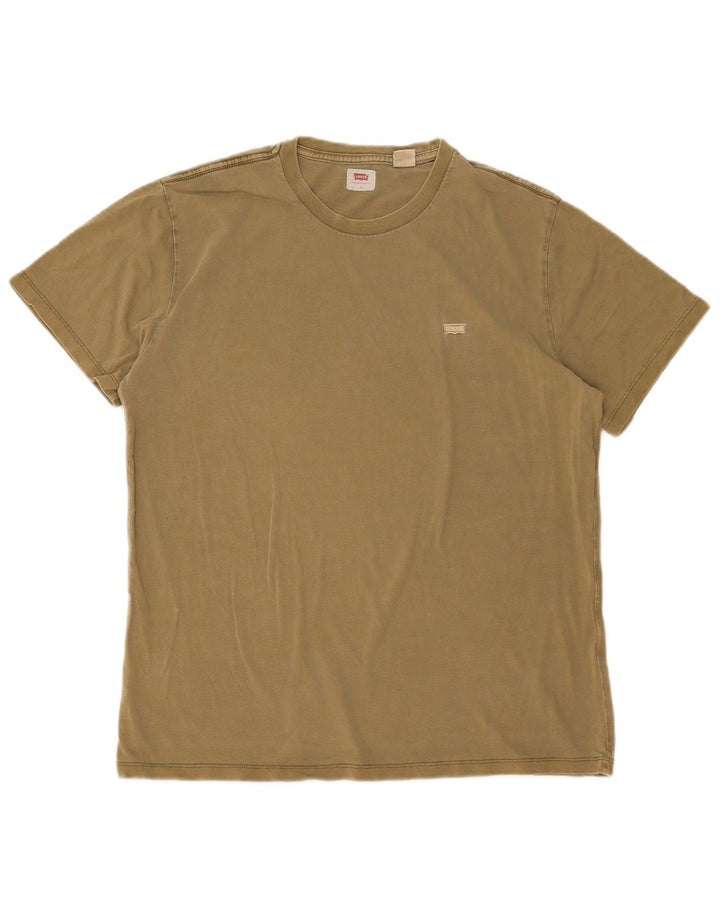 T-shirt da uomo LEVI'S Top grande color kaki