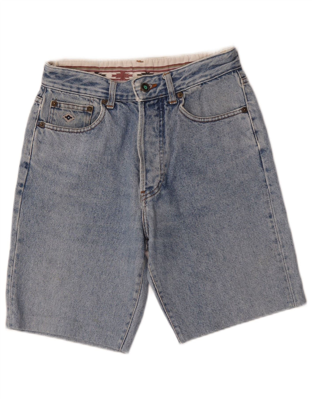 Pantaloncini di jeans vintage da donna W26 piccoli blu