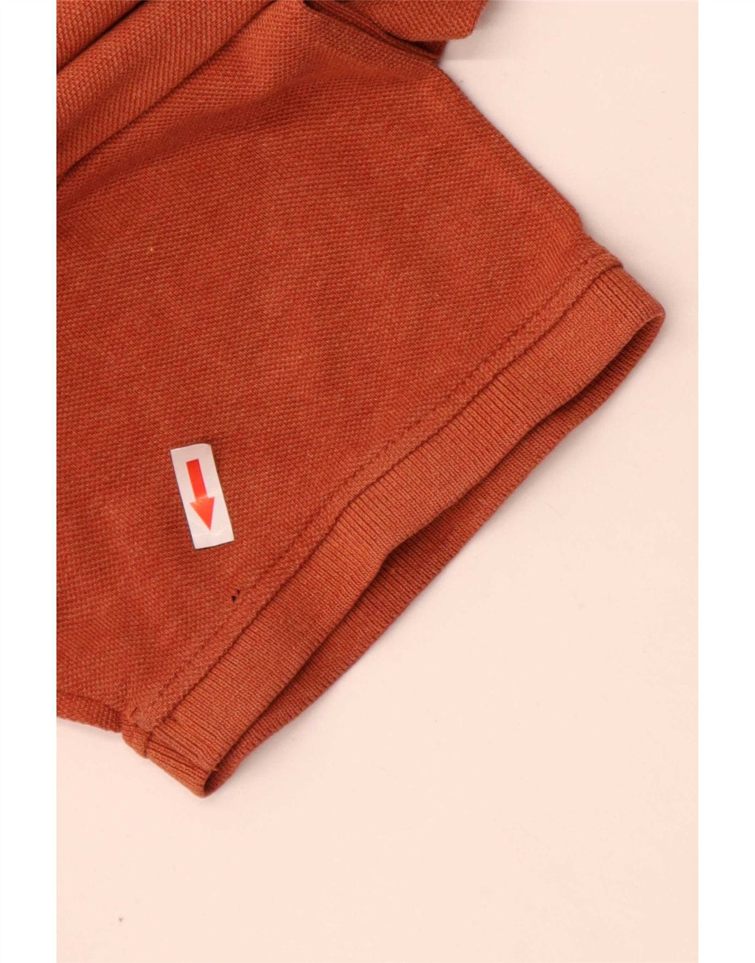 Polo da uomo Fat Face grande in cotone arancione