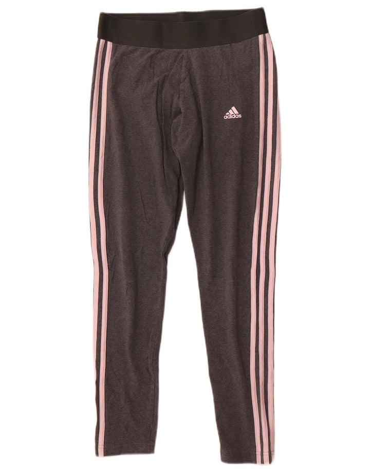 Leggings Adidas da donna UK 12 cotone grigio medio