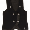 PEUTEREY Gilet Doppiopetto da Donna in Maglia IT 44 Medio Lana Nera
