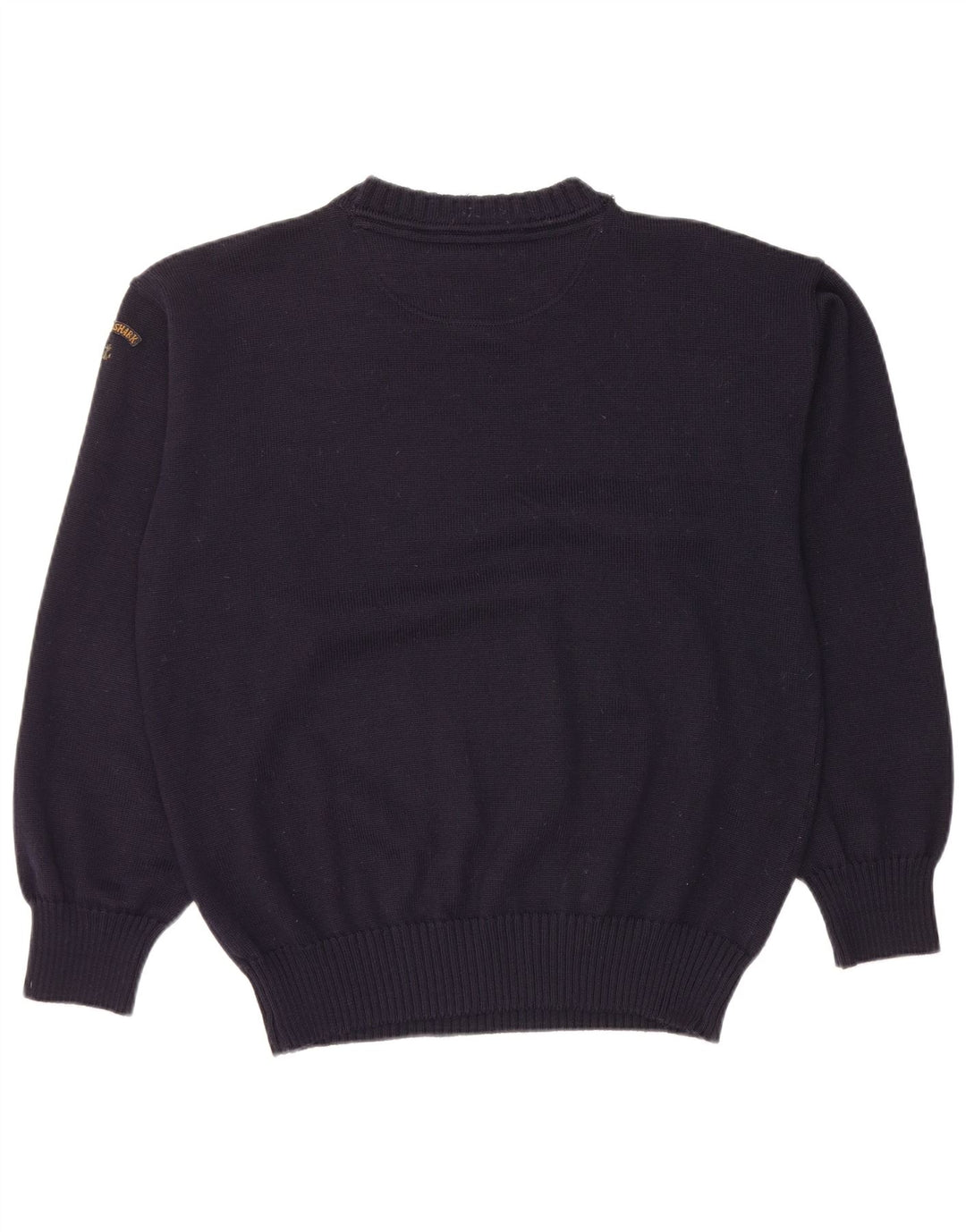 PAUL & SHARK Maglione da uomo con scollo a V in lana vergine medio blu navy