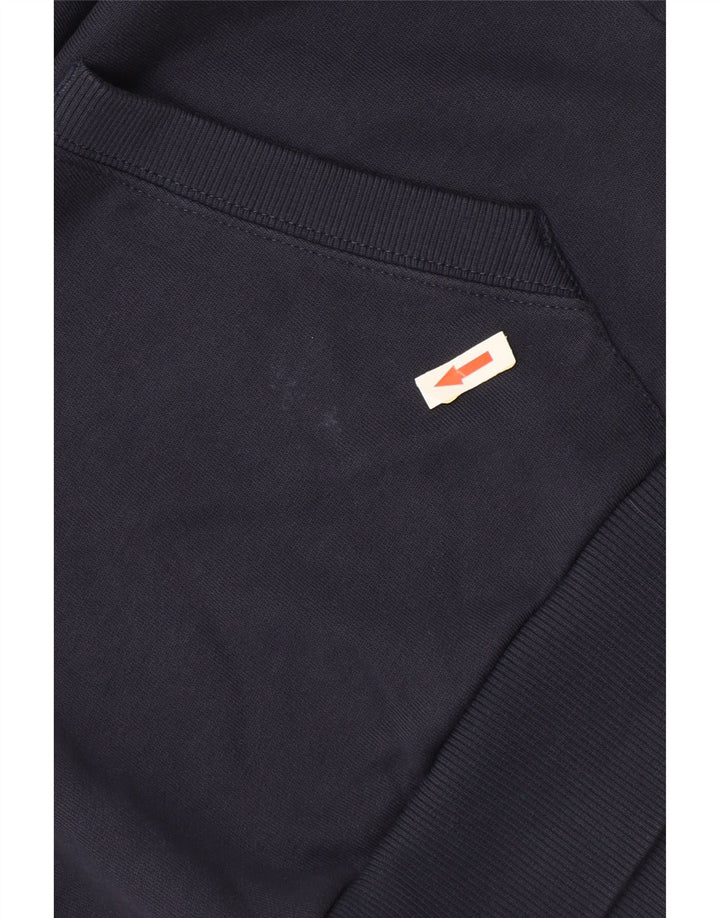 Felpa con cappuccio grafica da uomo North Sails in cotone medio blu navy