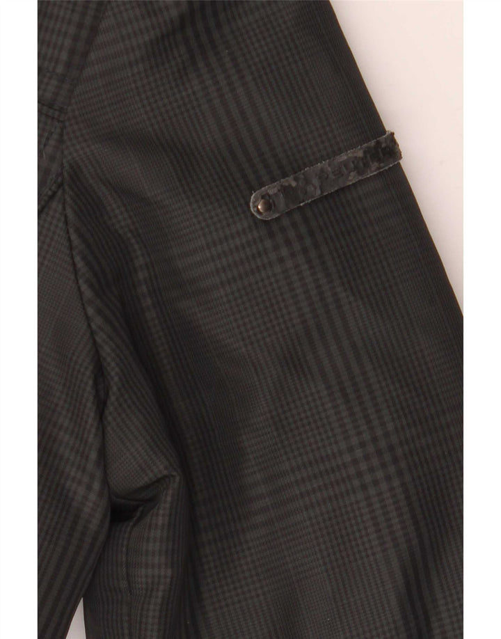 PEUTEREY Giubbotto Bomber Imbottito Uomo IT 46 Small Pied De Poule Grigio Poliammide