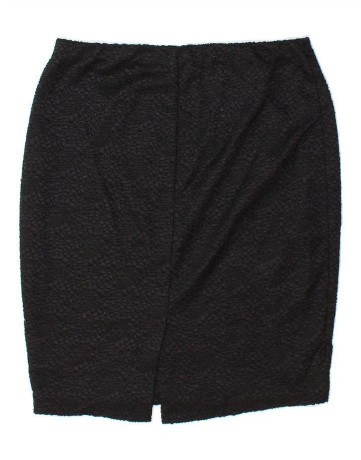 MOSSIMO Womens Pencil Skirt Medium W30 Black Polyester Vintage Mossimo and Second-Hand Mossimo from Messina Hembry 